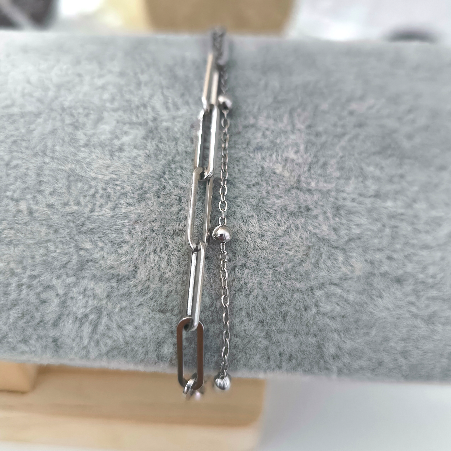 Pulsera layers plata