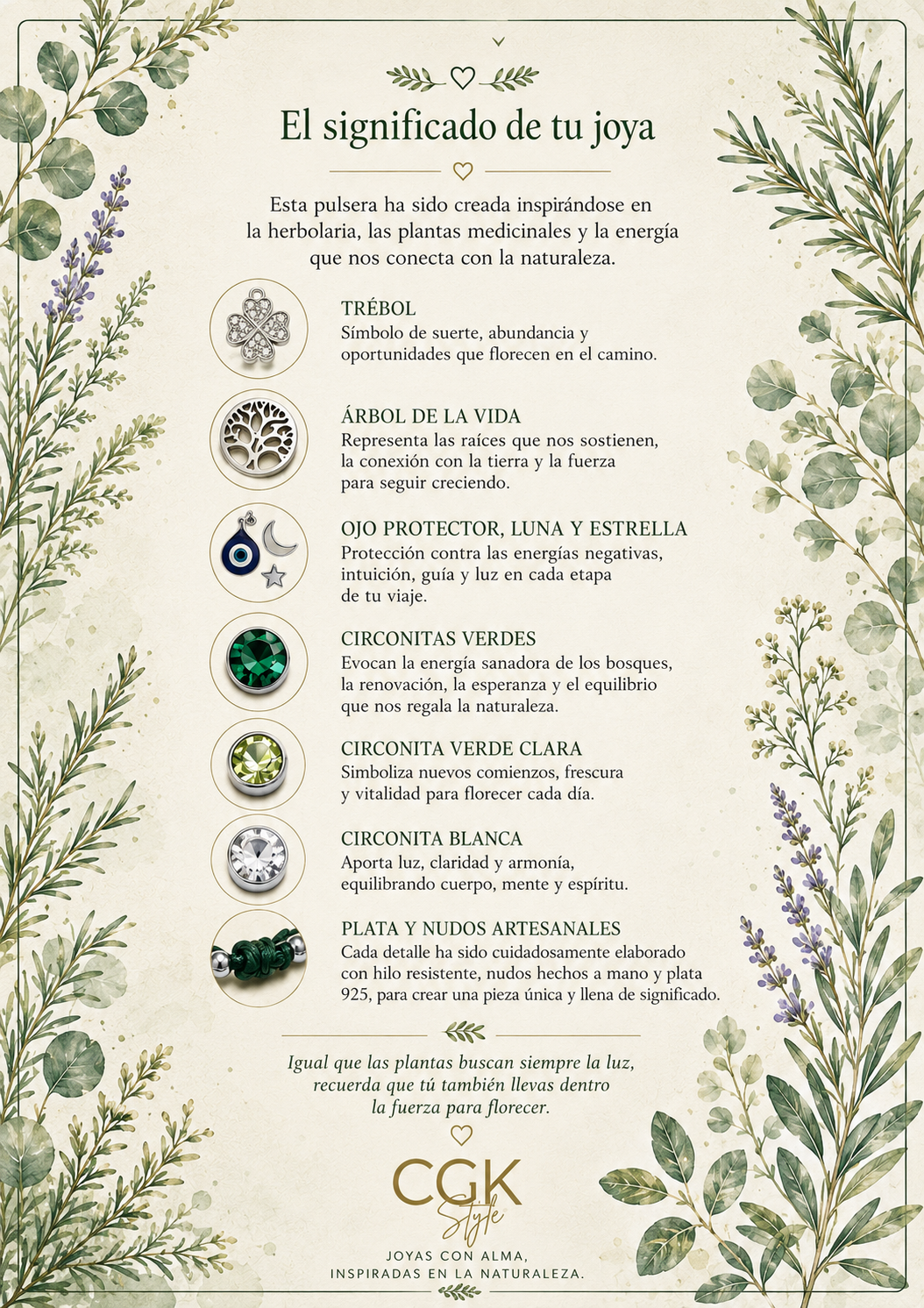 Pulsera Herbal Soul Edition — CGK Style