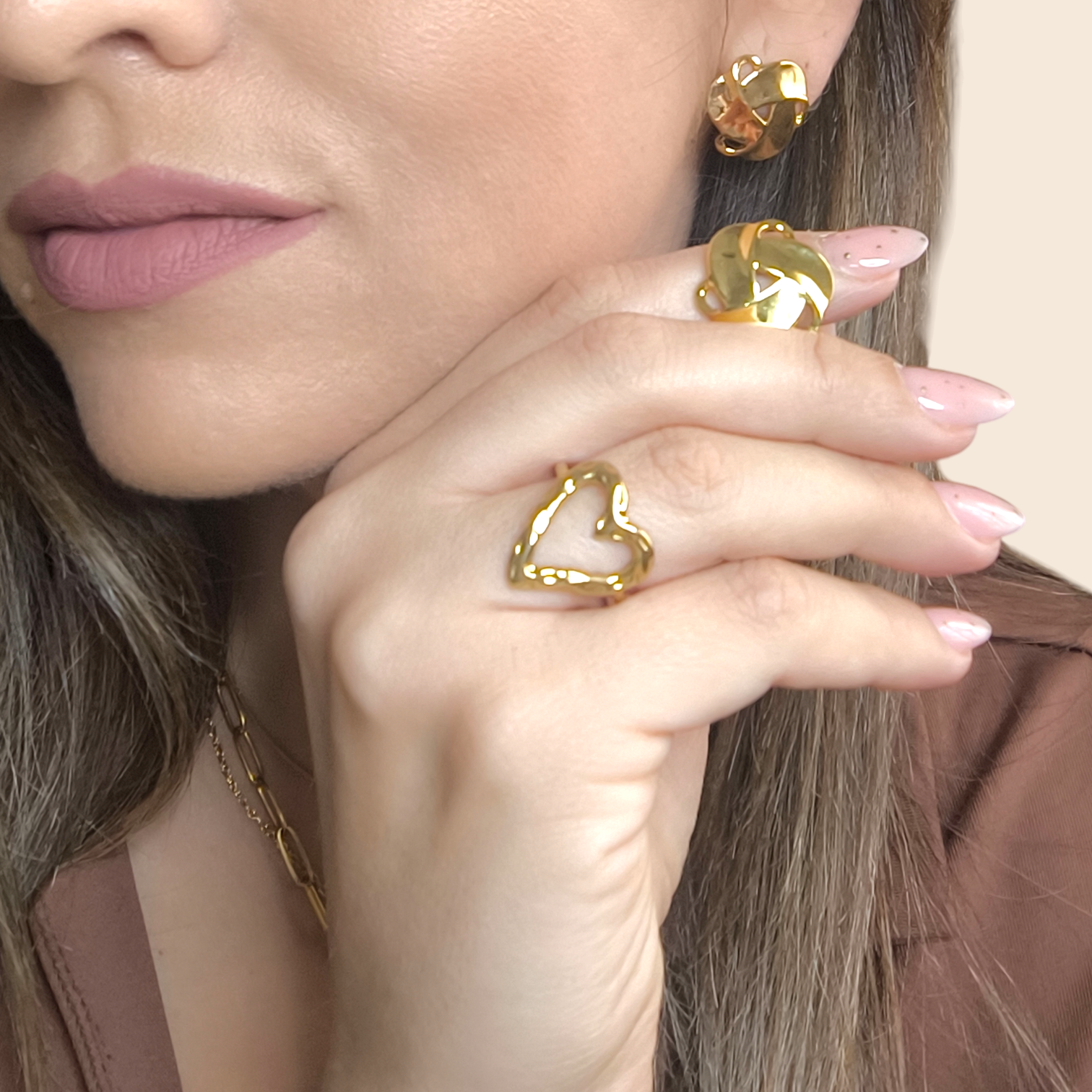 ARETES ELEGANCIA FRANCESA