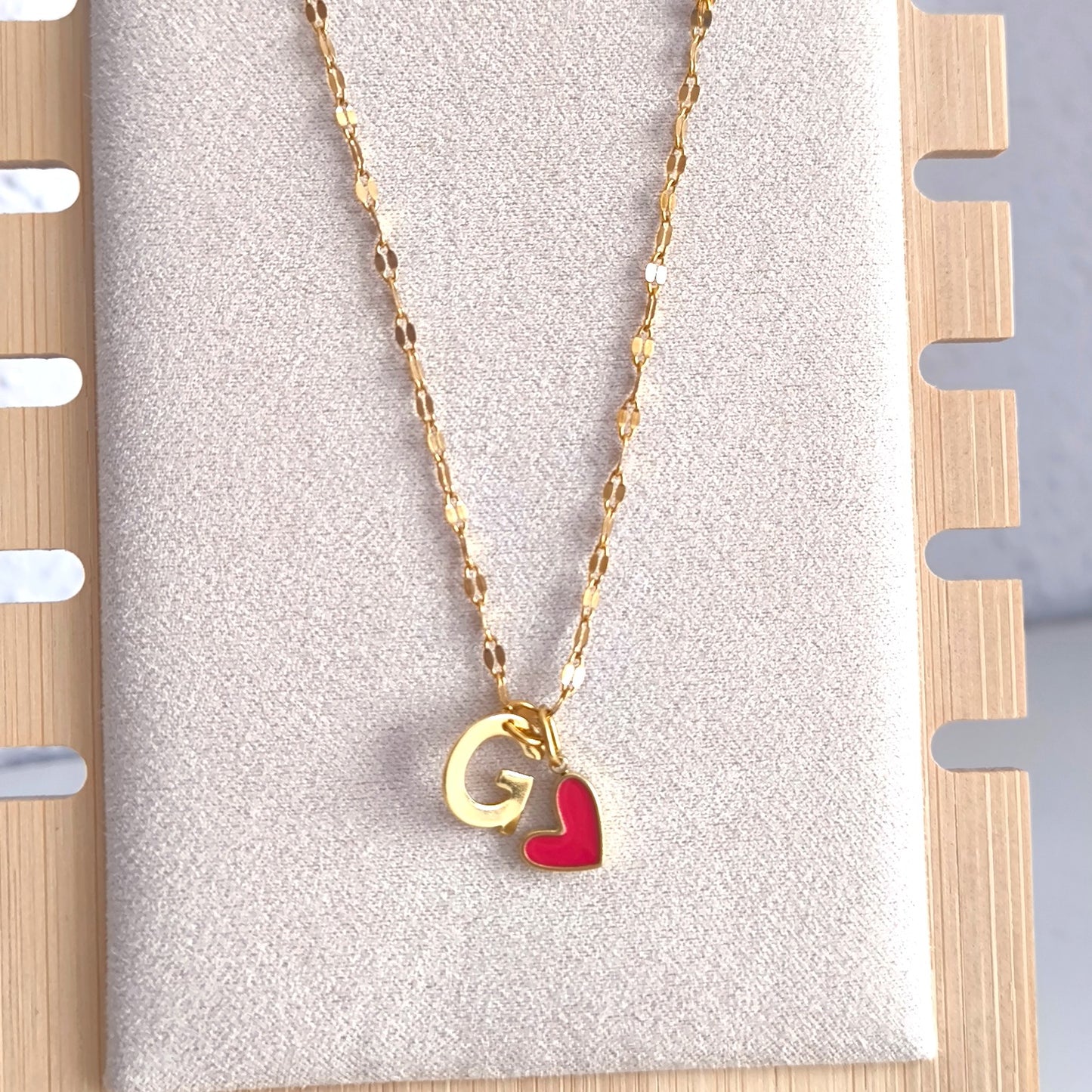 Colgante Inicial Mini Corazón