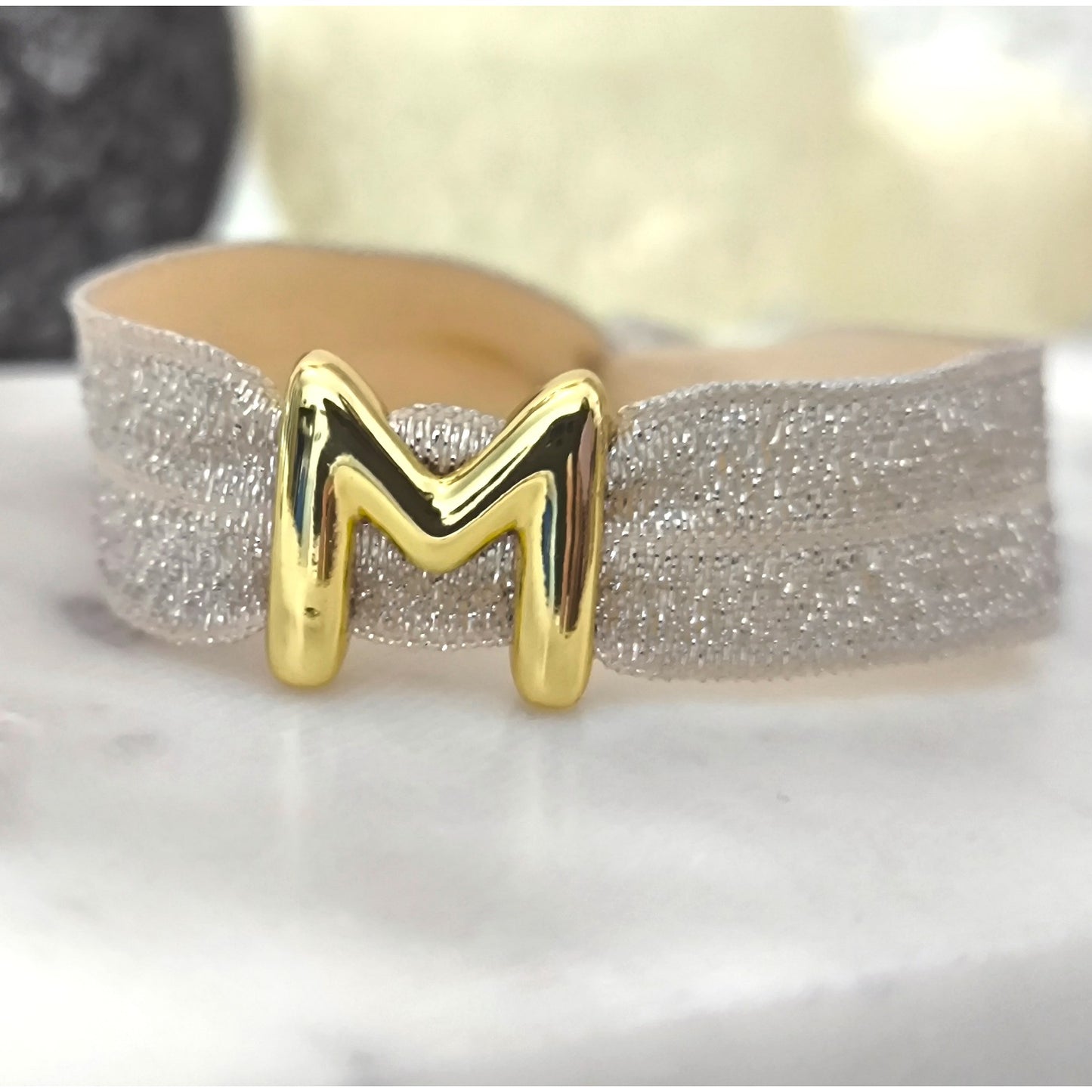 PULSERA ELÁSTICA BRILLO+CHARM SÍMBOLOS