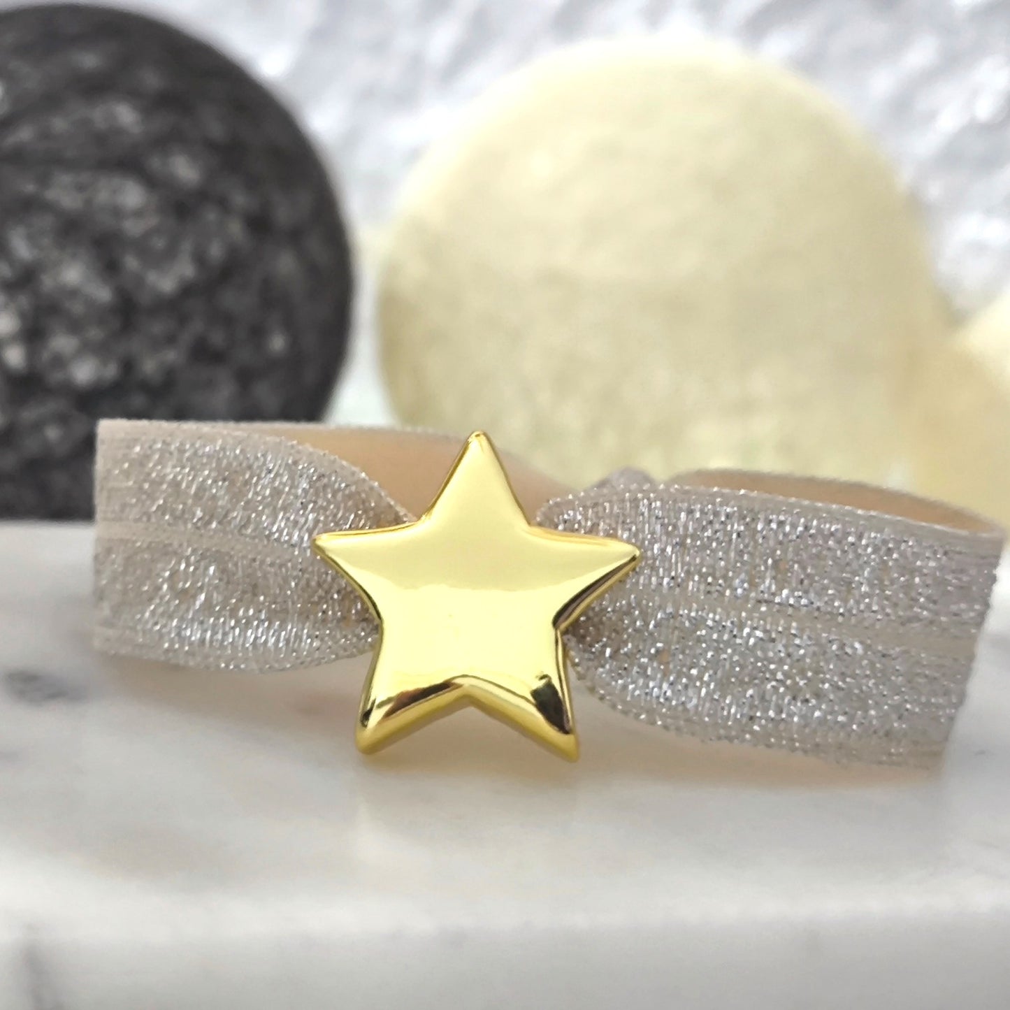 PULSERA ELÁSTICA BRILLO+CHARM SÍMBOLOS