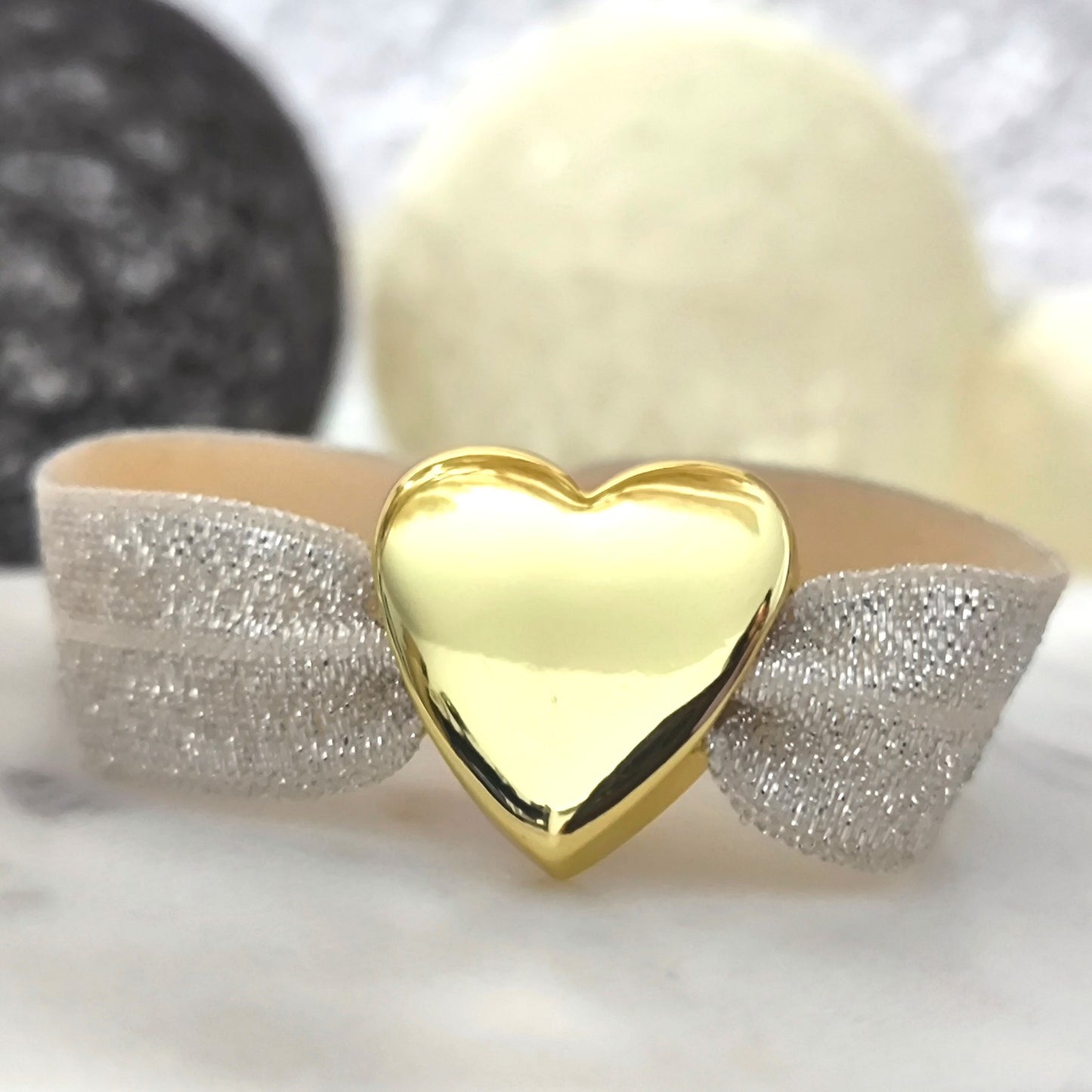 PULSERA ELÁSTICA BRILLO+CHARM SÍMBOLOS