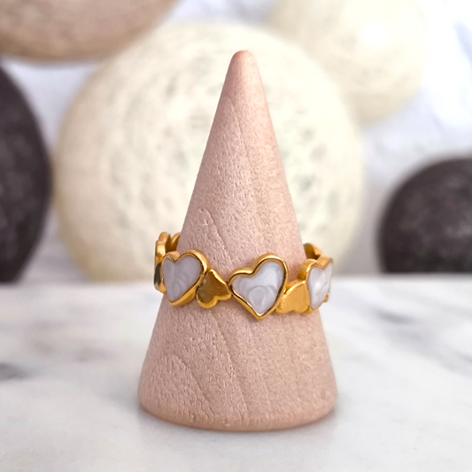 Anillo Corazones