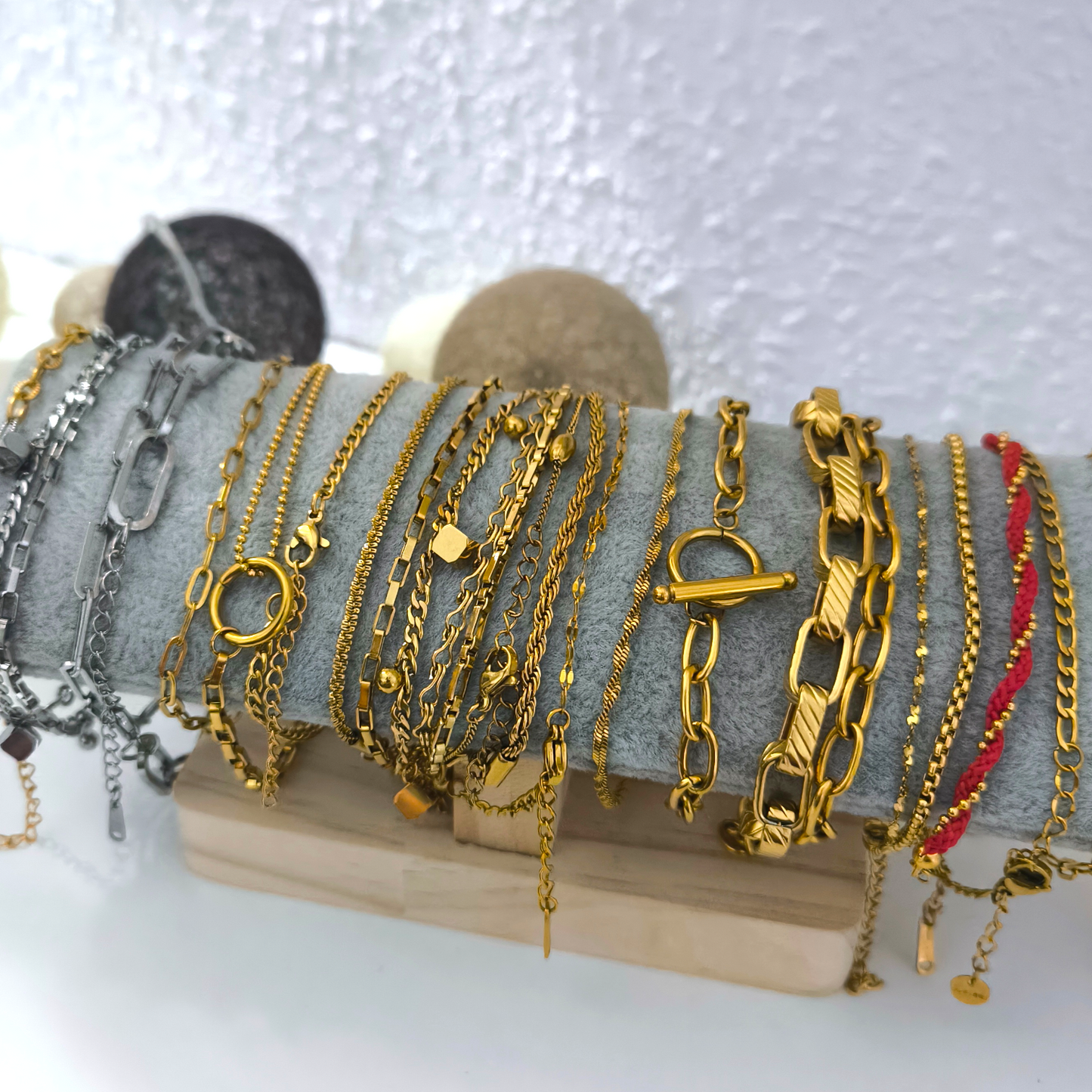 PULSERA RITMO DORADO