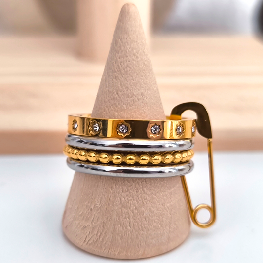 Anillo POWERKNOT CRYSTAL