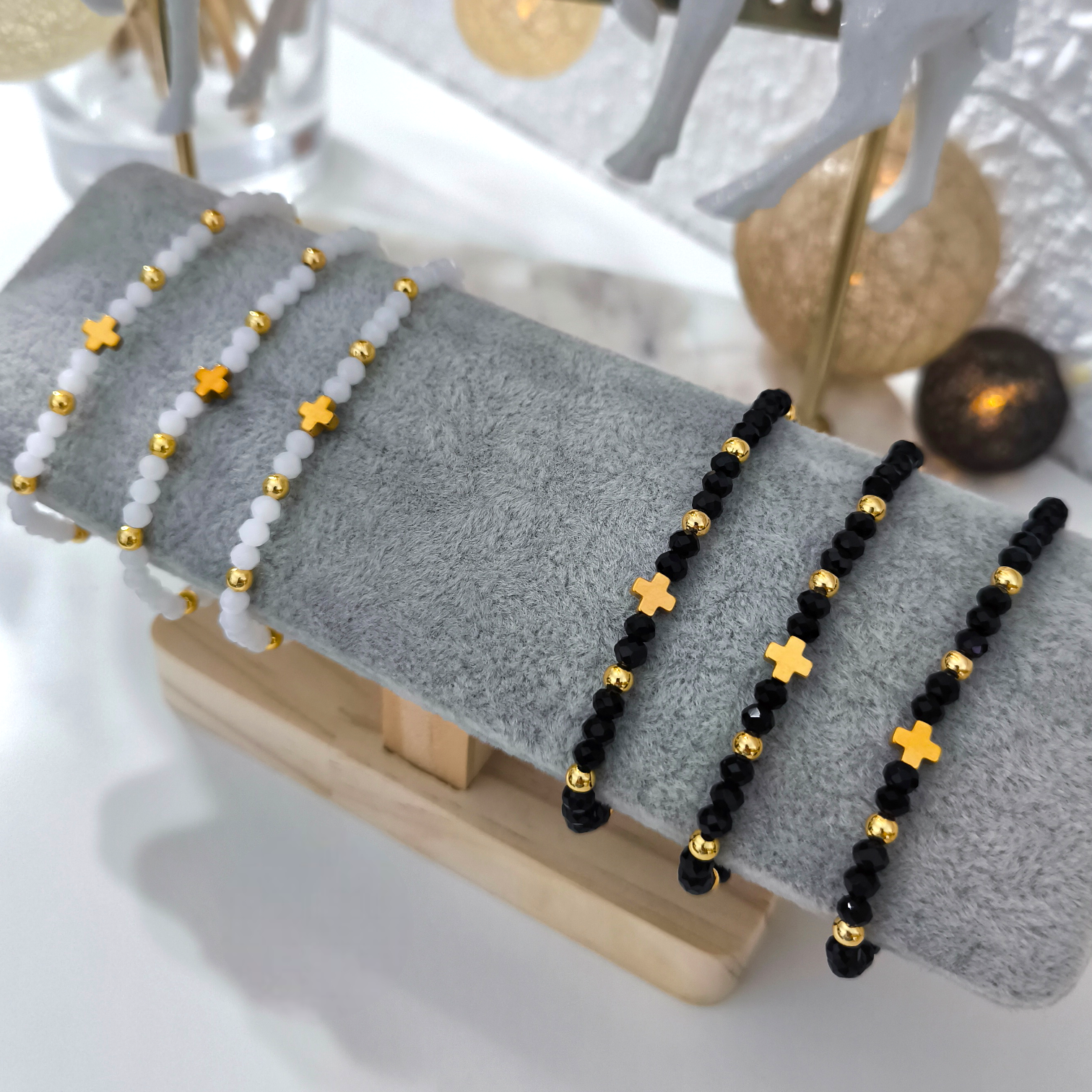 PULSERA LUZ ETERNA · CRUZ