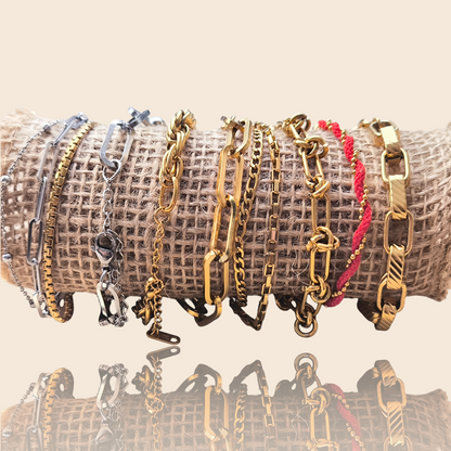 PULSERA SILVER HEART-TITANIO PLATA