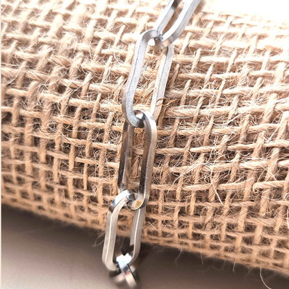 PULSERA SILVER HEART-TITANIO PLATA