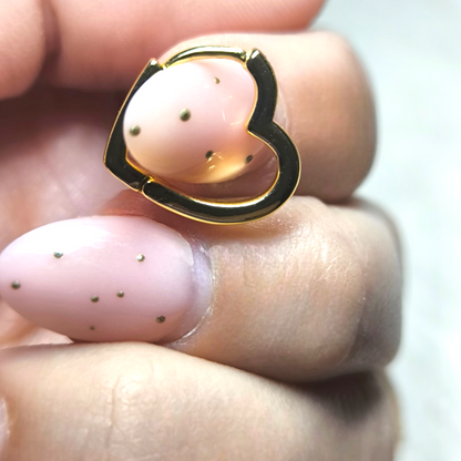 Aretes Corazón en Relieve