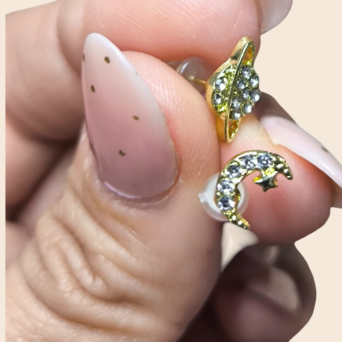 Aretes Mini Luna & Estrella