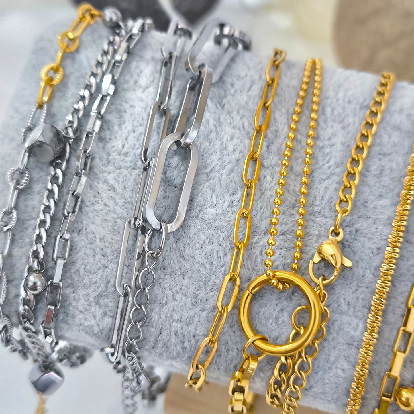 PULSERA GOLDEN LAYERS