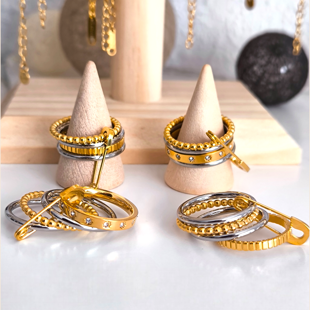 Anillo POWERKNOT CRYSTAL