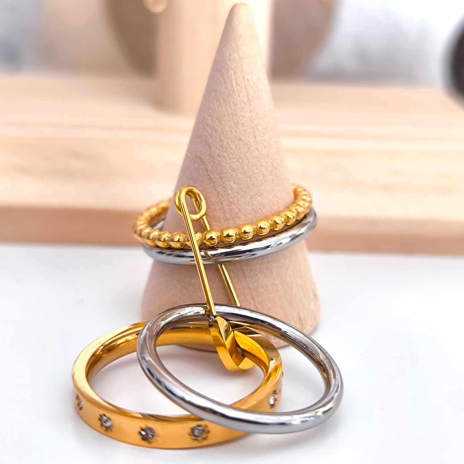 Anillo POWERKNOT CRYSTAL