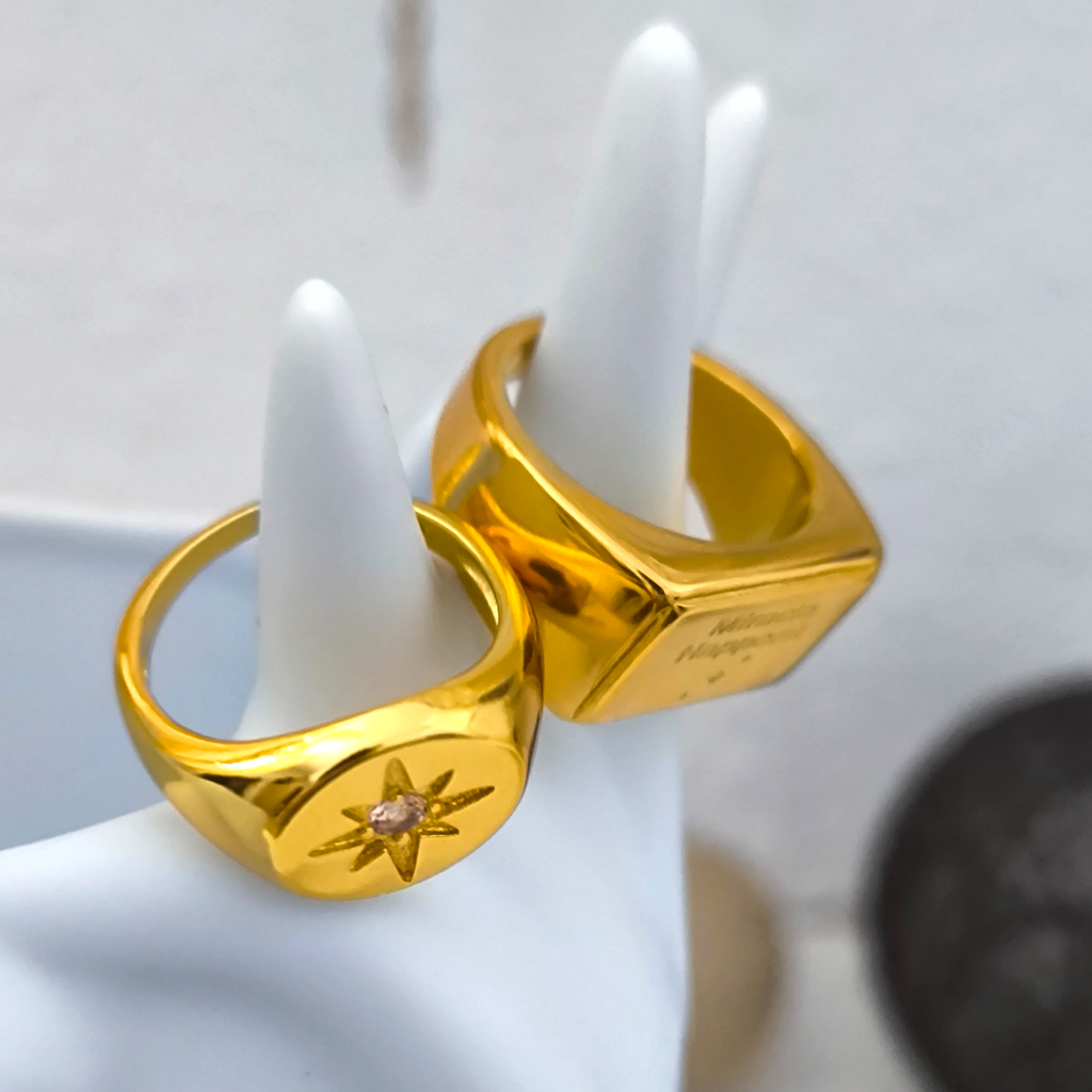 Anillo Estrella de Circonita