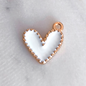 Heart Charm “White Glow”