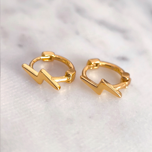 Aretes Rayo Doble Relieve