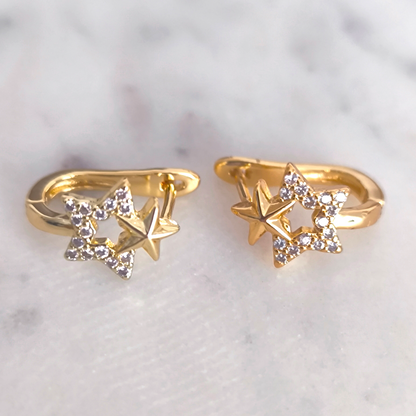Aretes Doble Estrella