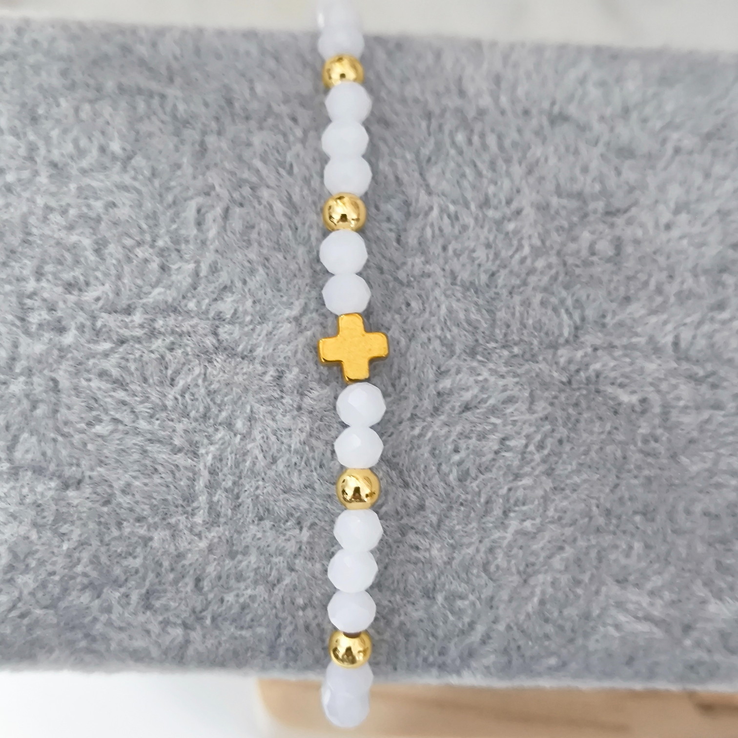 PULSERA LUZ ETERNA · CRUZ