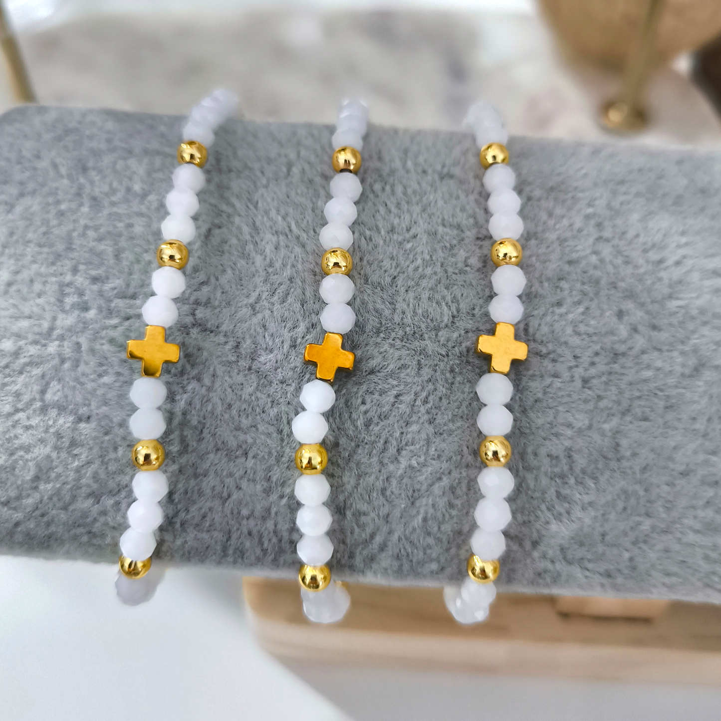 PULSERA LUZ ETERNA · CRUZ