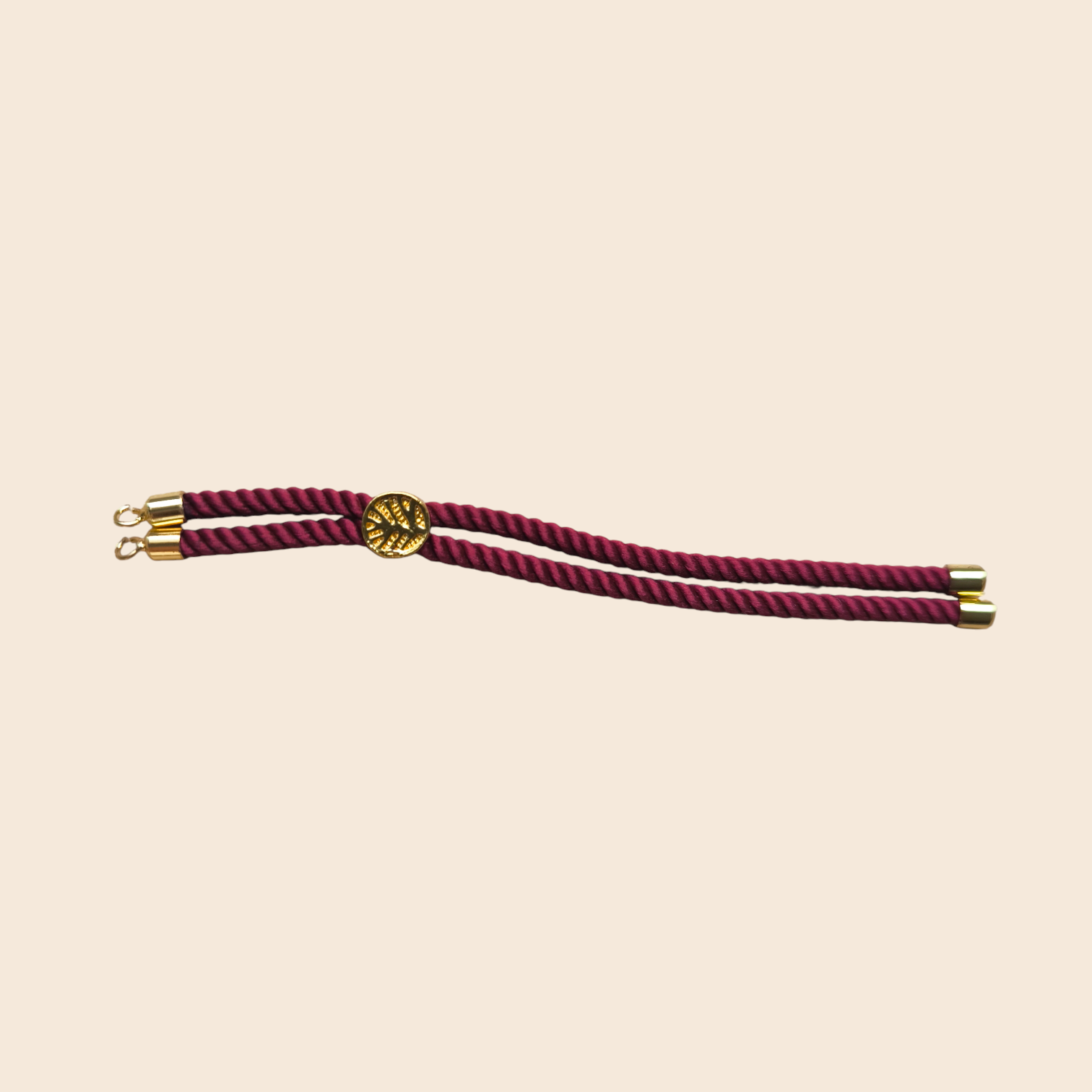 Nido de Cerezo — Pulsera Beige Cerezo