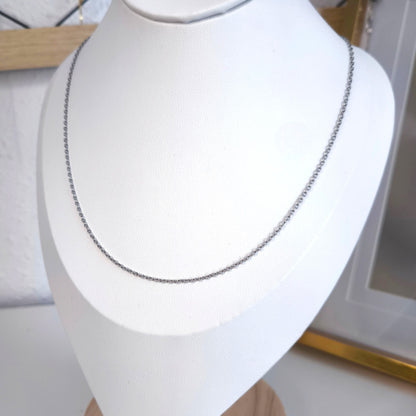 Cadena Áncora Plata
