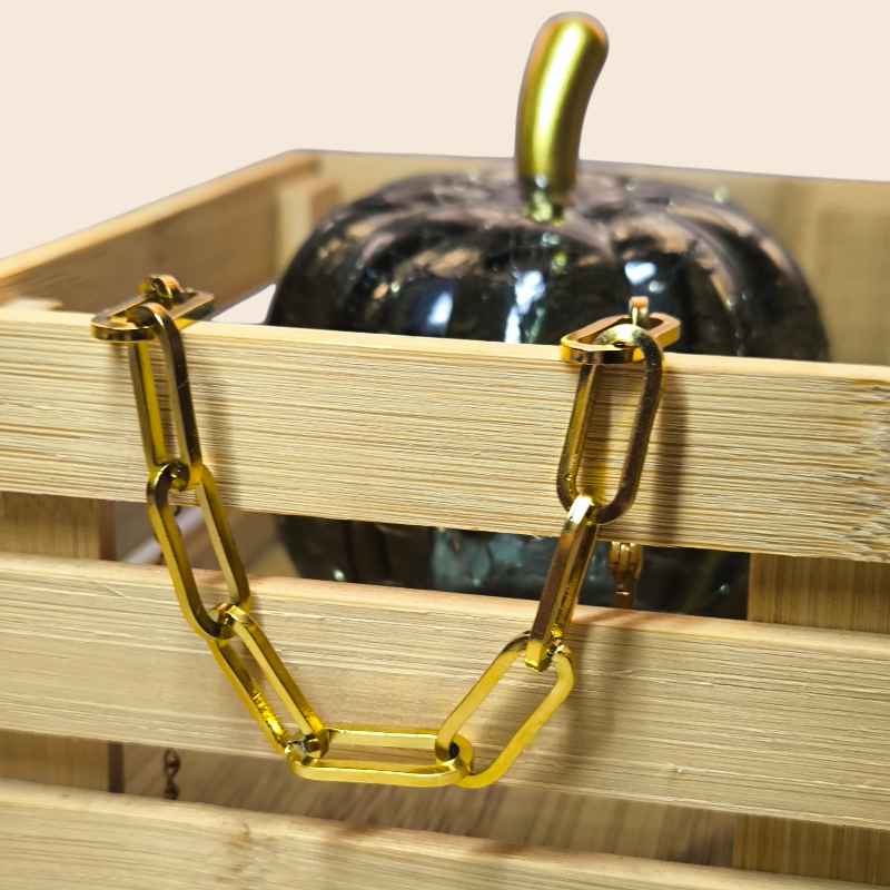 PULSERA SILVERSTER HEART-CHAPADO ORO