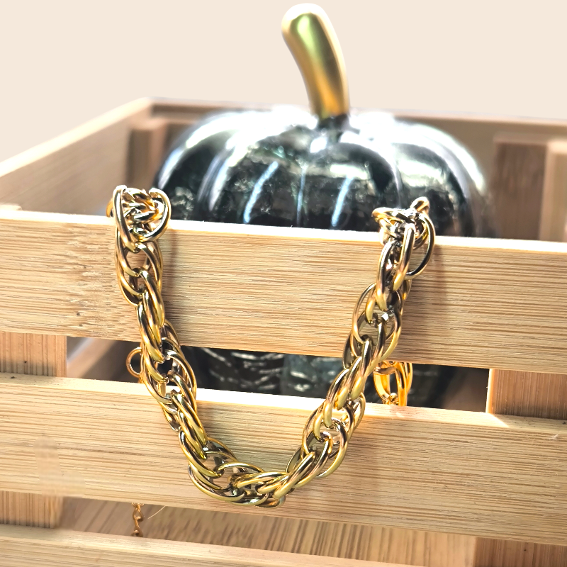 PULSERA GOLDEN BRAID