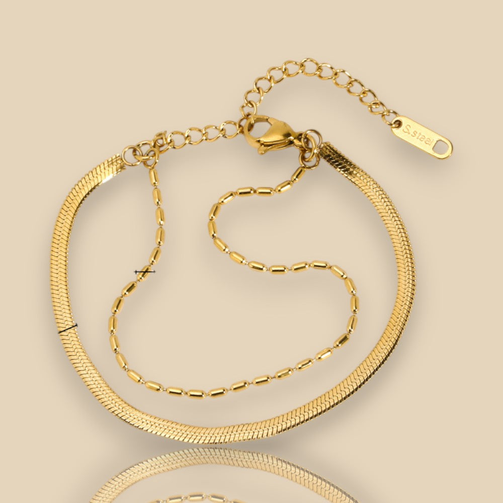Pulsera Ángulo Dorado