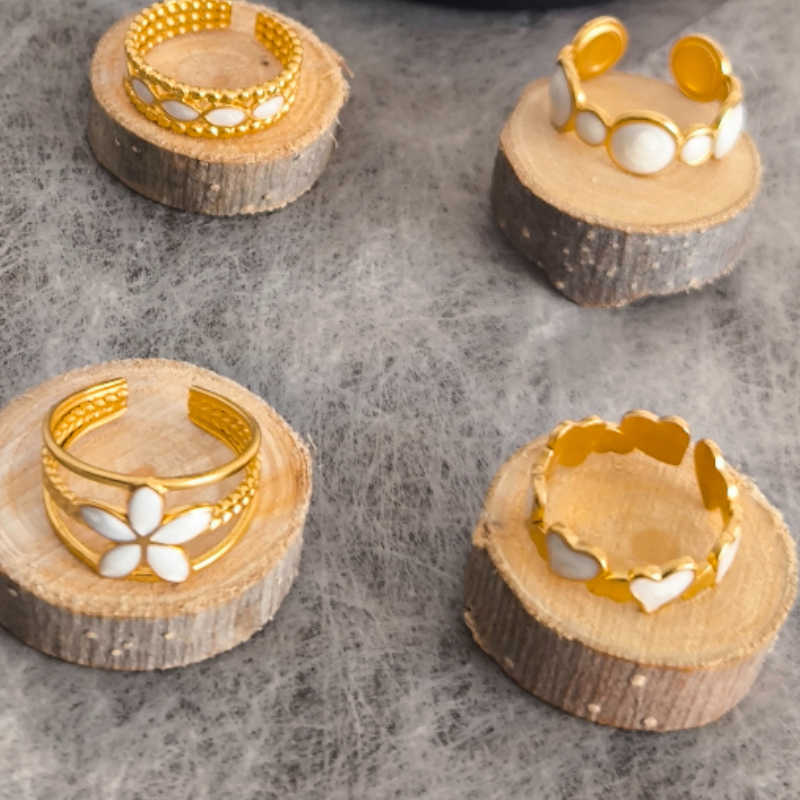 Anillo Amarante · Dorado Antirrosa