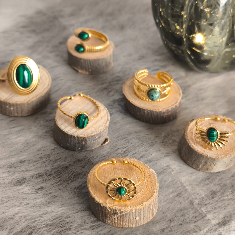 Anillo Amarante · Verde Esencia