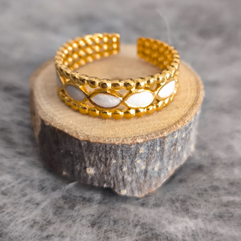 Anillo Amarante · Dorado Antirrosa