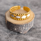 Anillo Amarante · Dorado Antirrosa