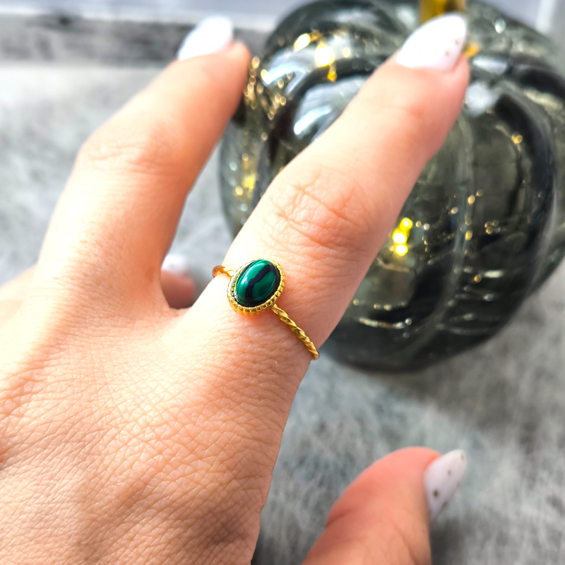 Anillo Amarante · Verde Esencia