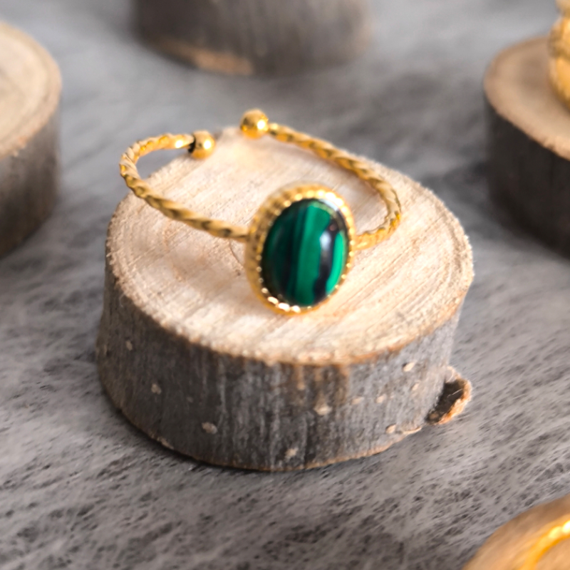 Anillo Amarante · Verde Esencia