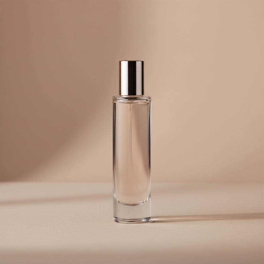 Frasco de perfume minimalista