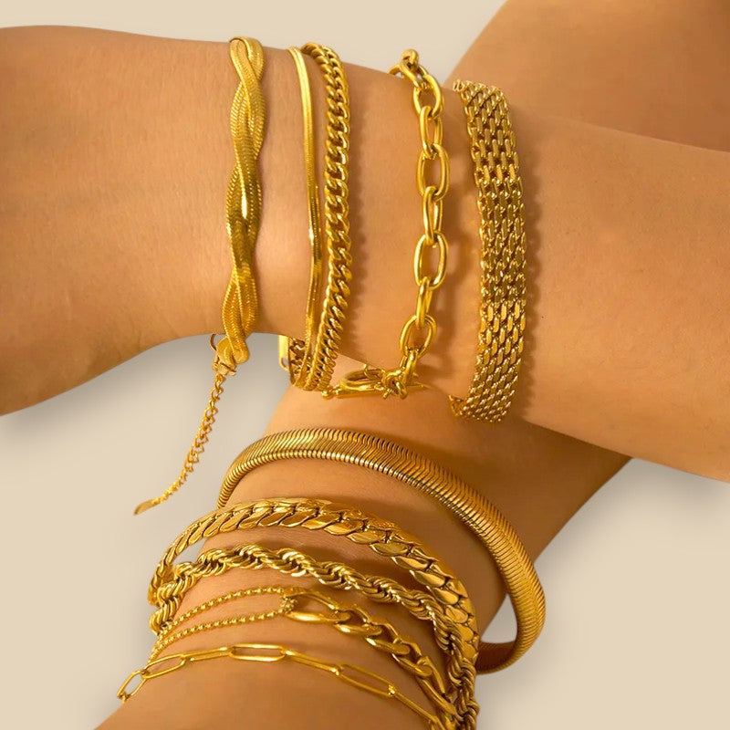 Pulsera Enlace de Serpientes