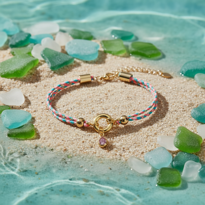 Pulsera · Circonita dentro de la hebilla