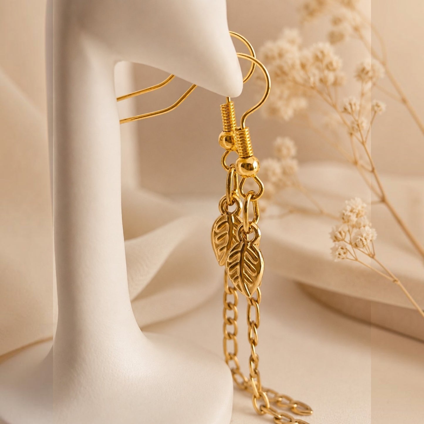Pendientes Hoja Dangle