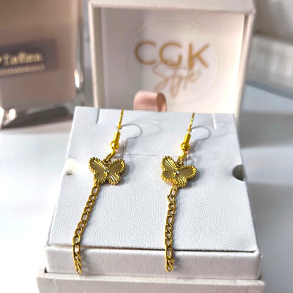 Pendientes Mariposa Dangle