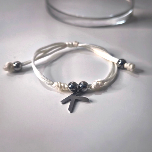 Pulsera Inicial Clásica - Plata
