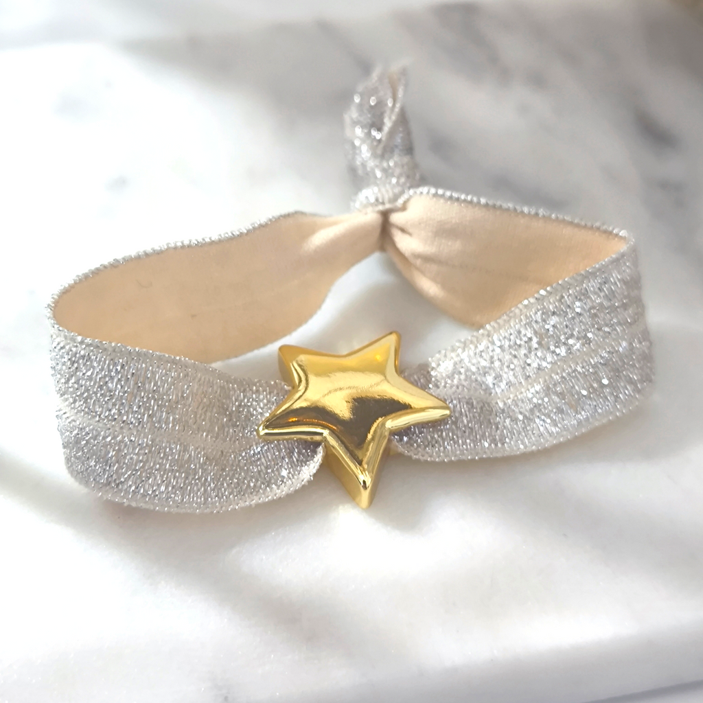 PULSERA ELÁSTICA BRILLO+CHARM SÍMBOLOS