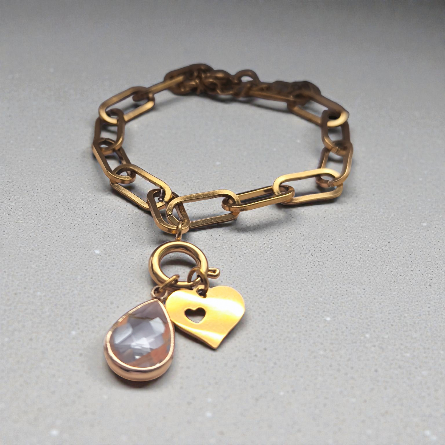 Pulsera Lágrima & Corazón
