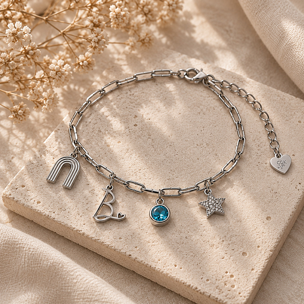 Tobillera Clip Chic Plata