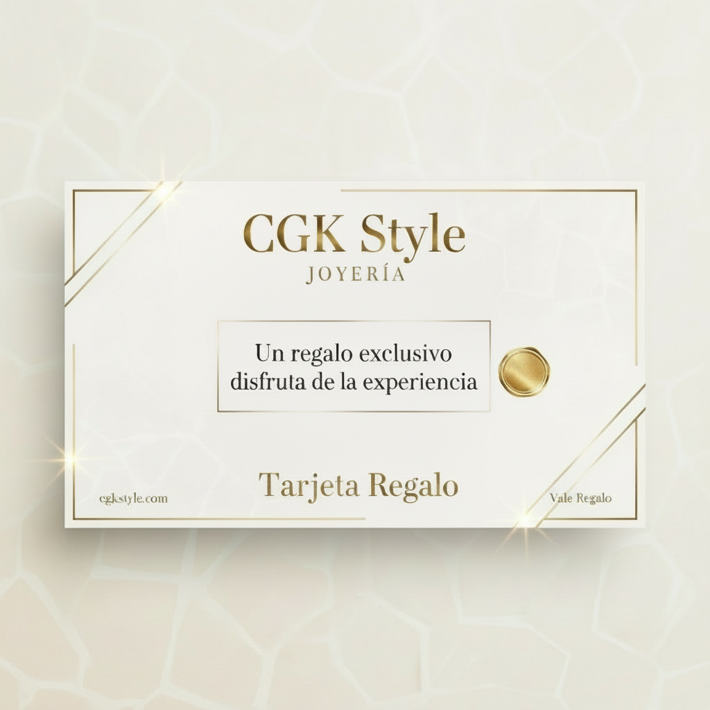 Tarjeta regalo CGK Style con web legible